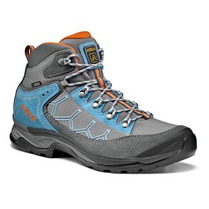 Asolo Falcon Gv Womens Hiking Boots Online Canada Graphite/Blue (Ca-5921873)